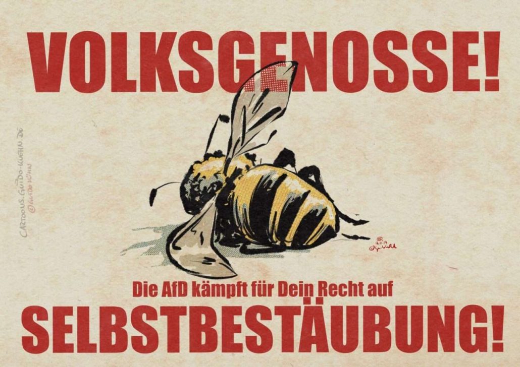 Selbstbestäuber wählen AfD