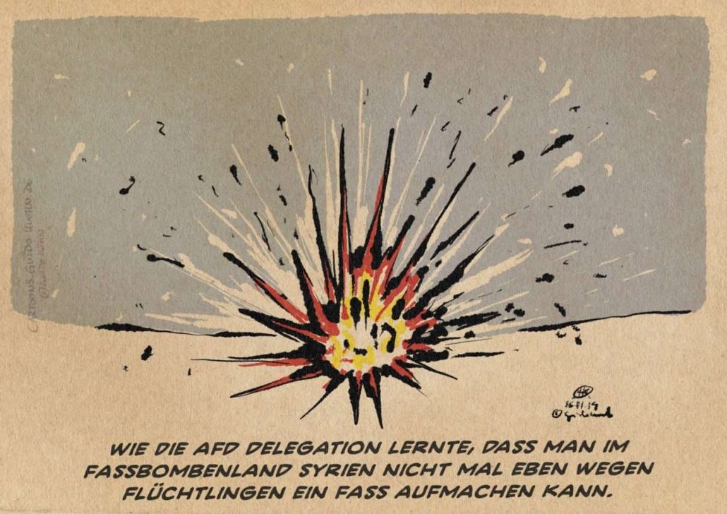 Fassbombenstimmung in Aleppo