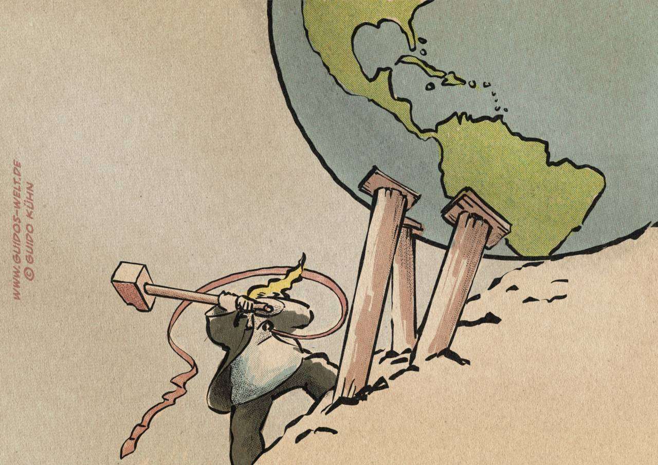 Trump at work