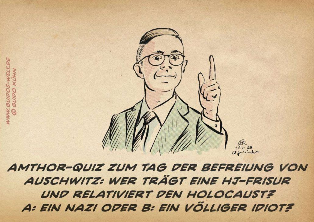 Amthor von Auschwitz wird es dunkel
