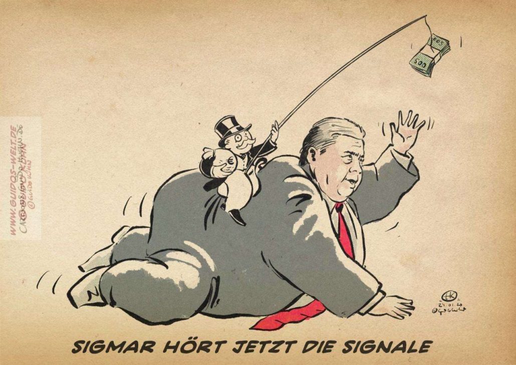 Sigmar hört die Signale