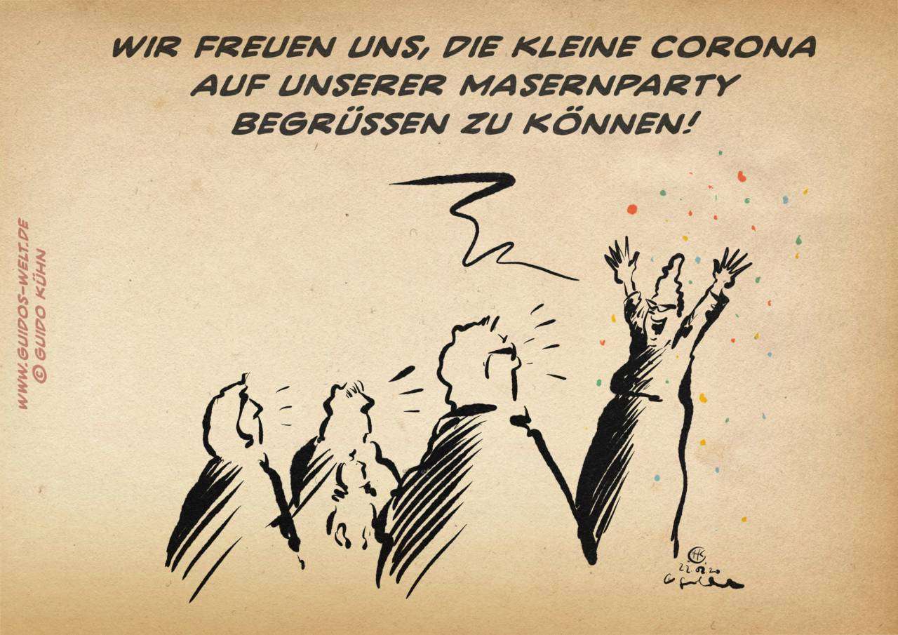 Neue Gäste auf der Masernparty