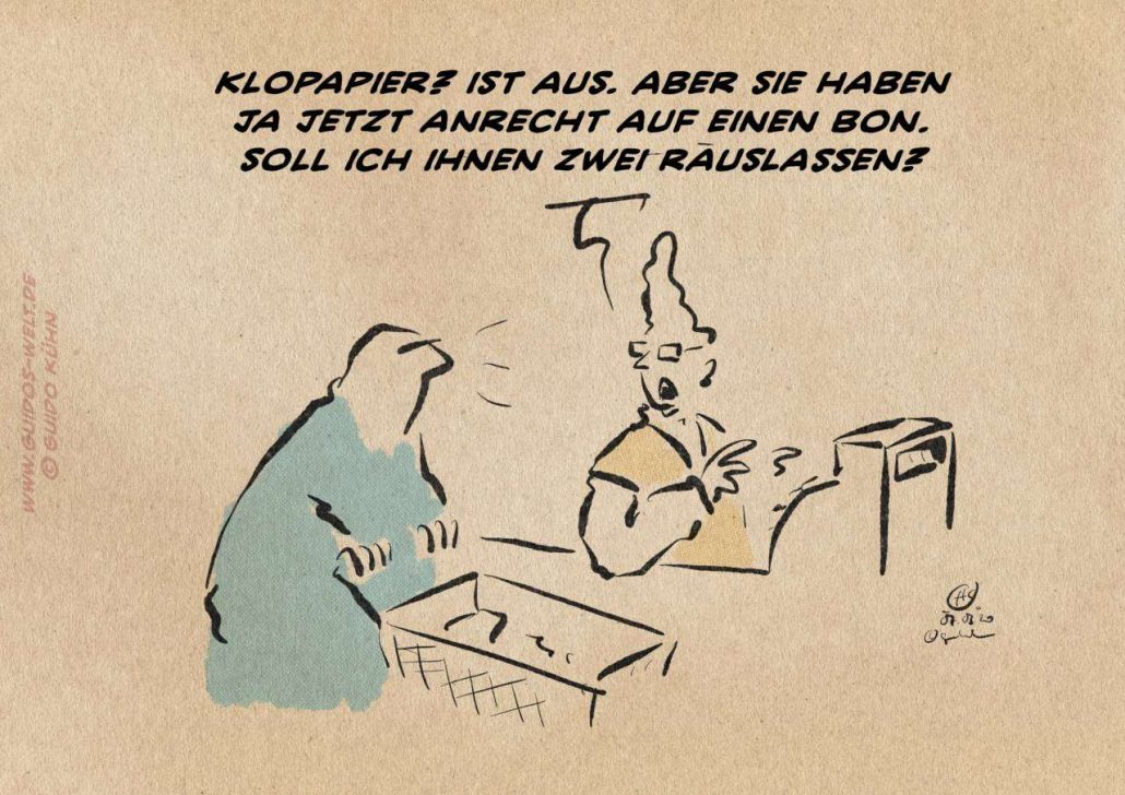 Bonpflicht trifft Klopapierhamster