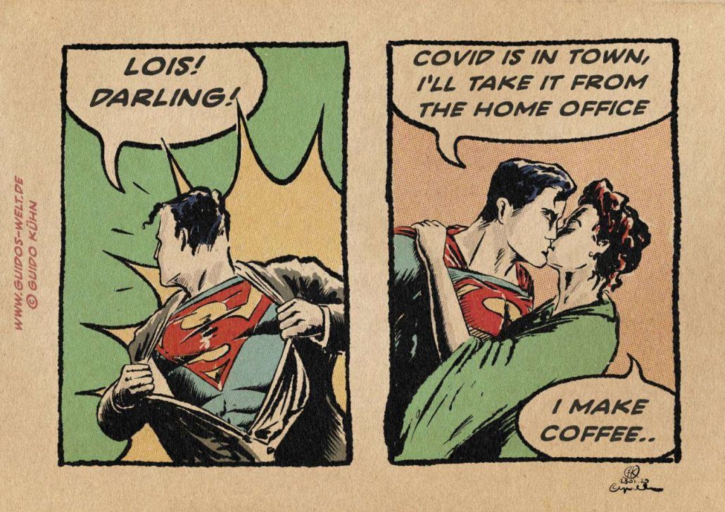 Superman vs Corona