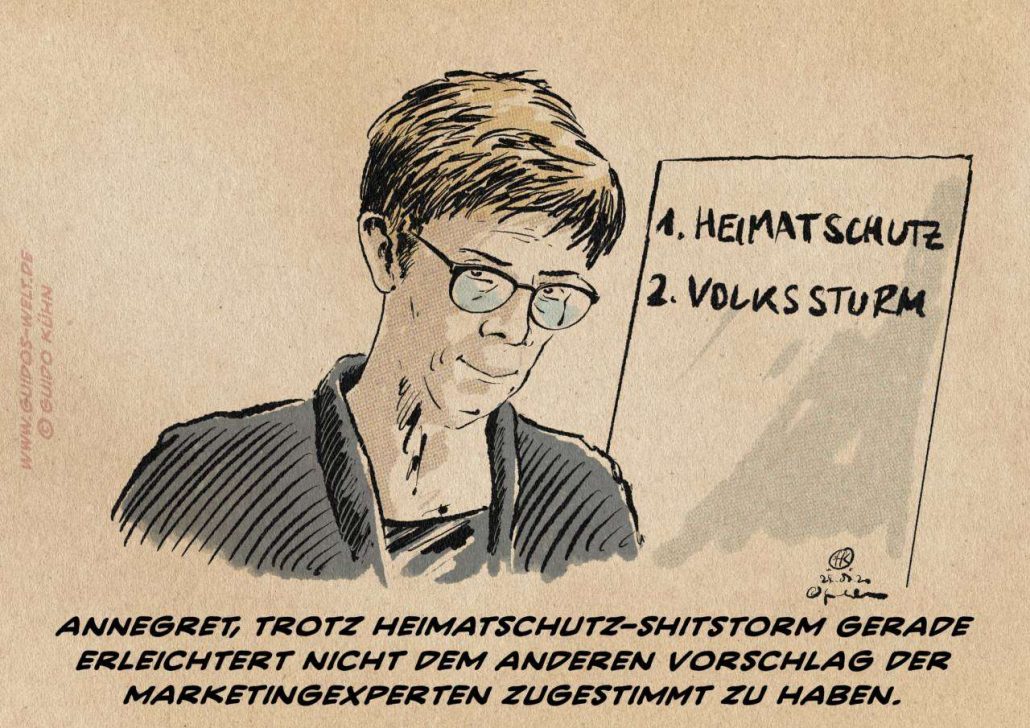 Annegret erleichtert