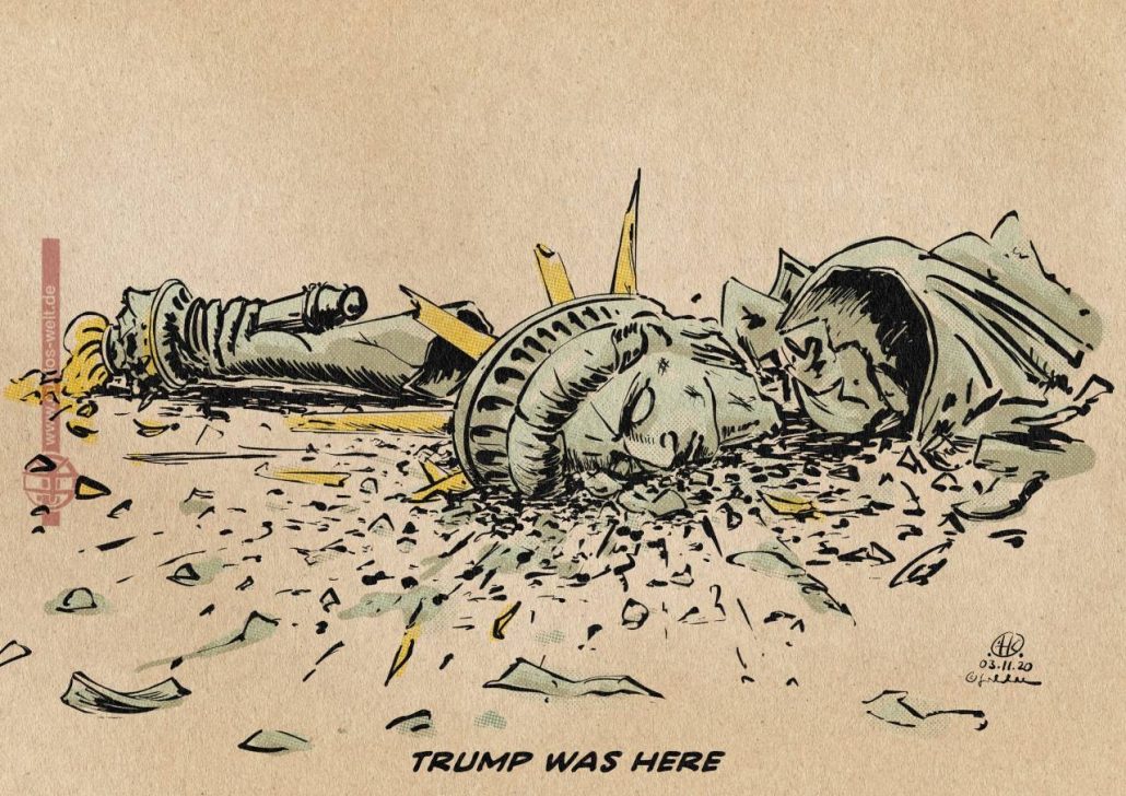 Trump was here