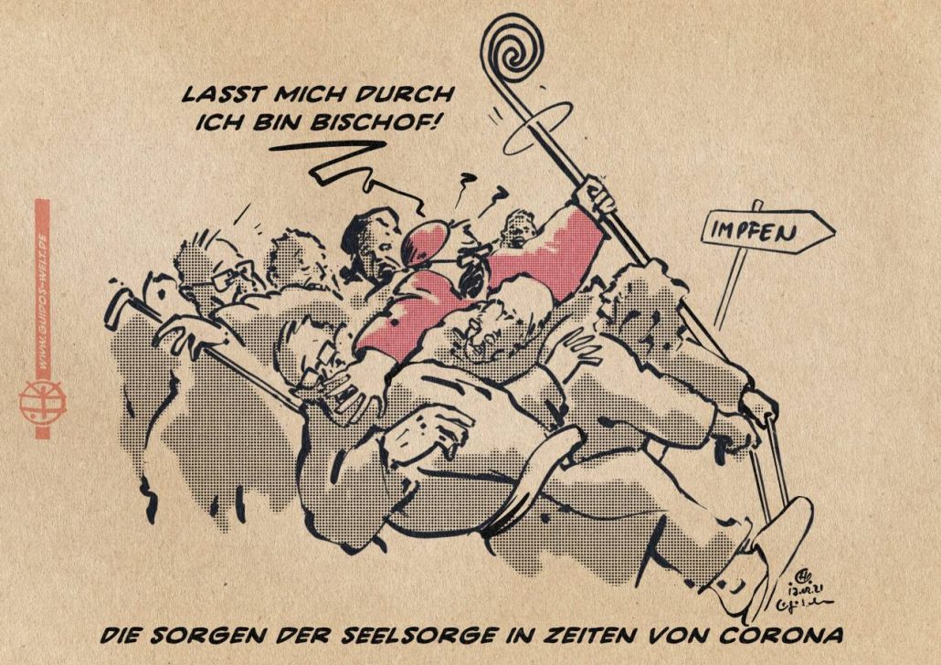 Heiliges Impfgedrängel