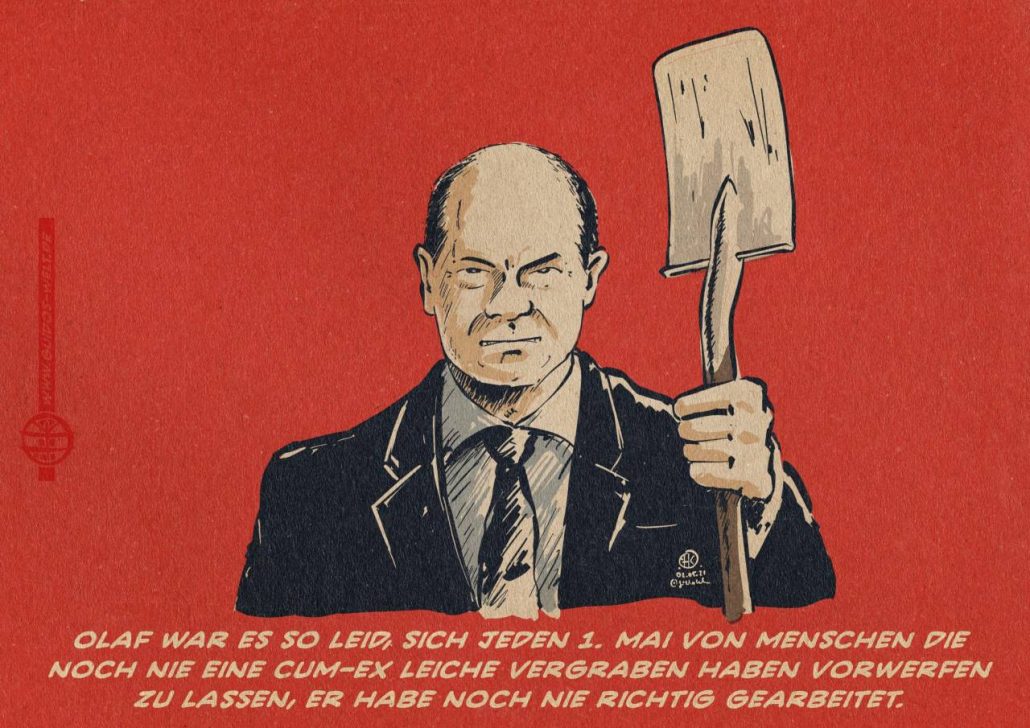 Olaf auf Arbeit