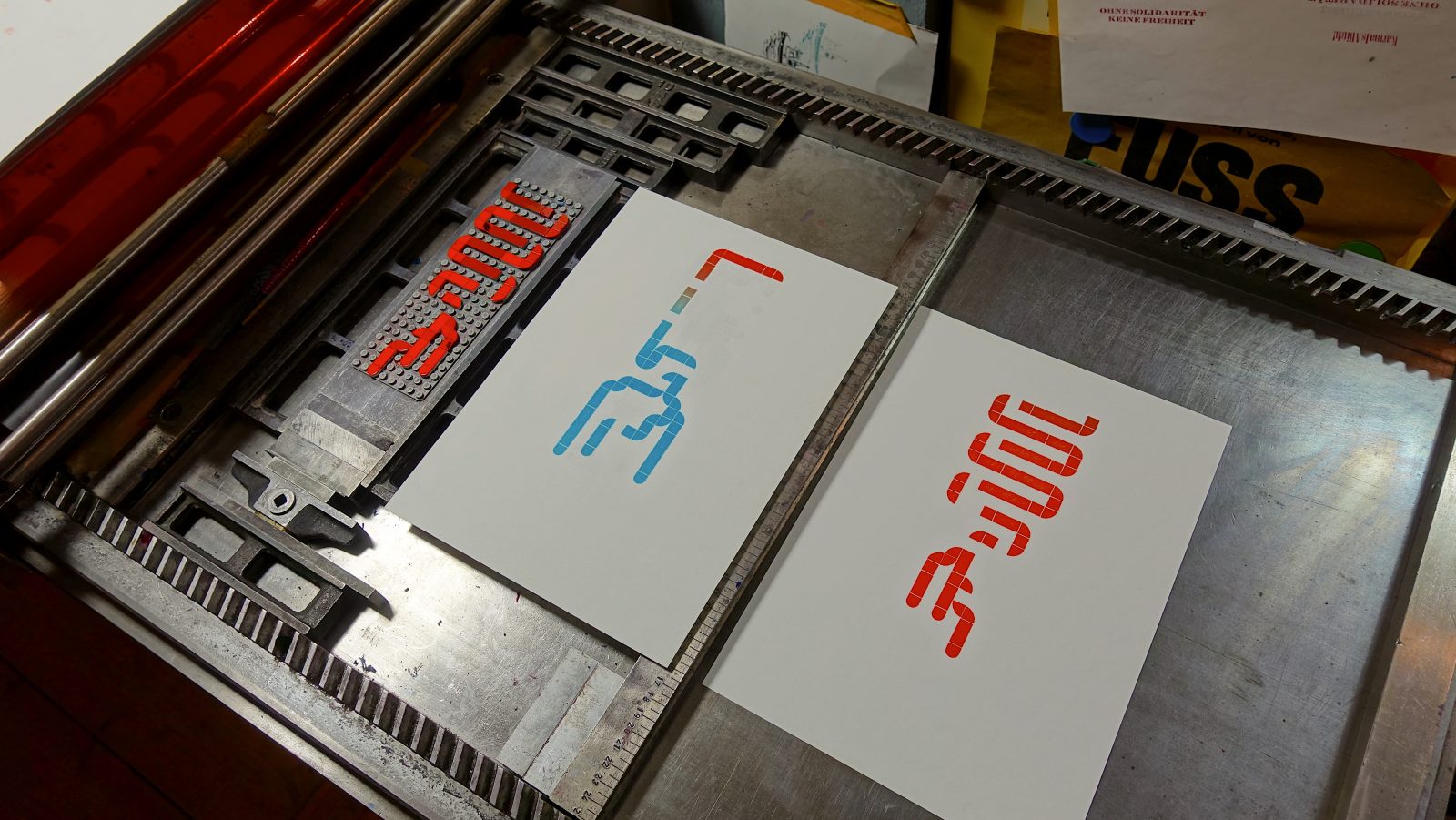 Brickpressverläufe
