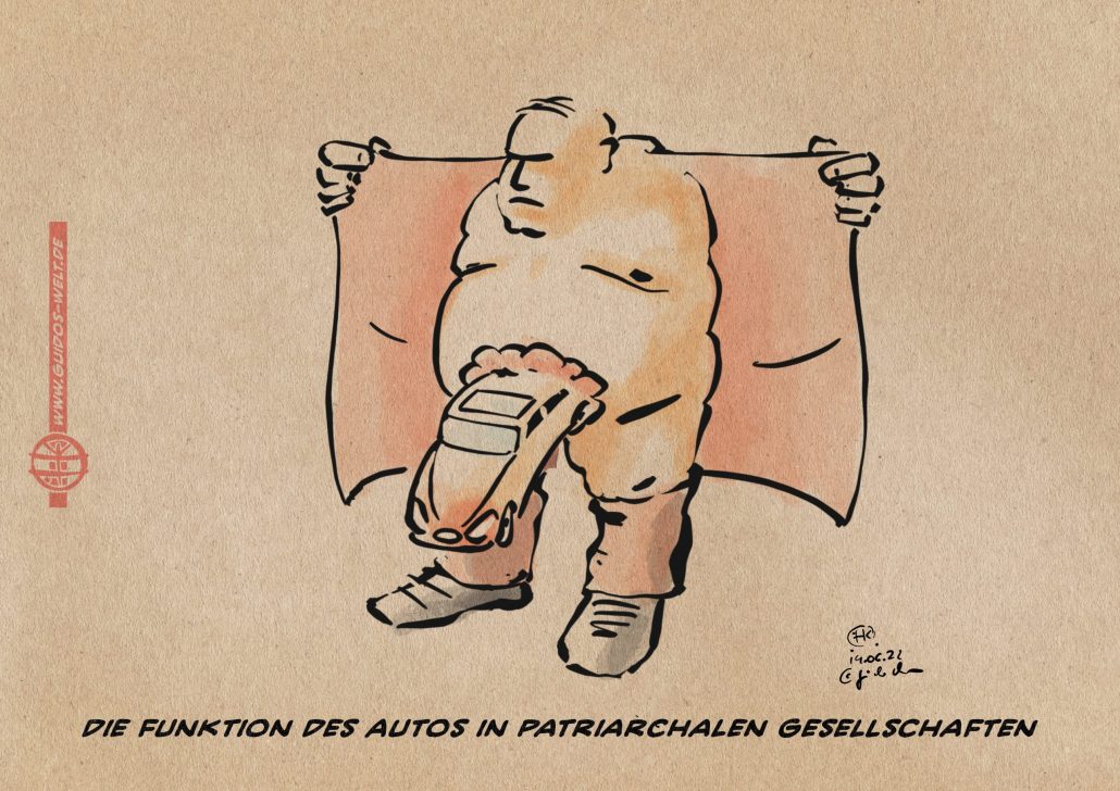 zeigefreudig verkehren