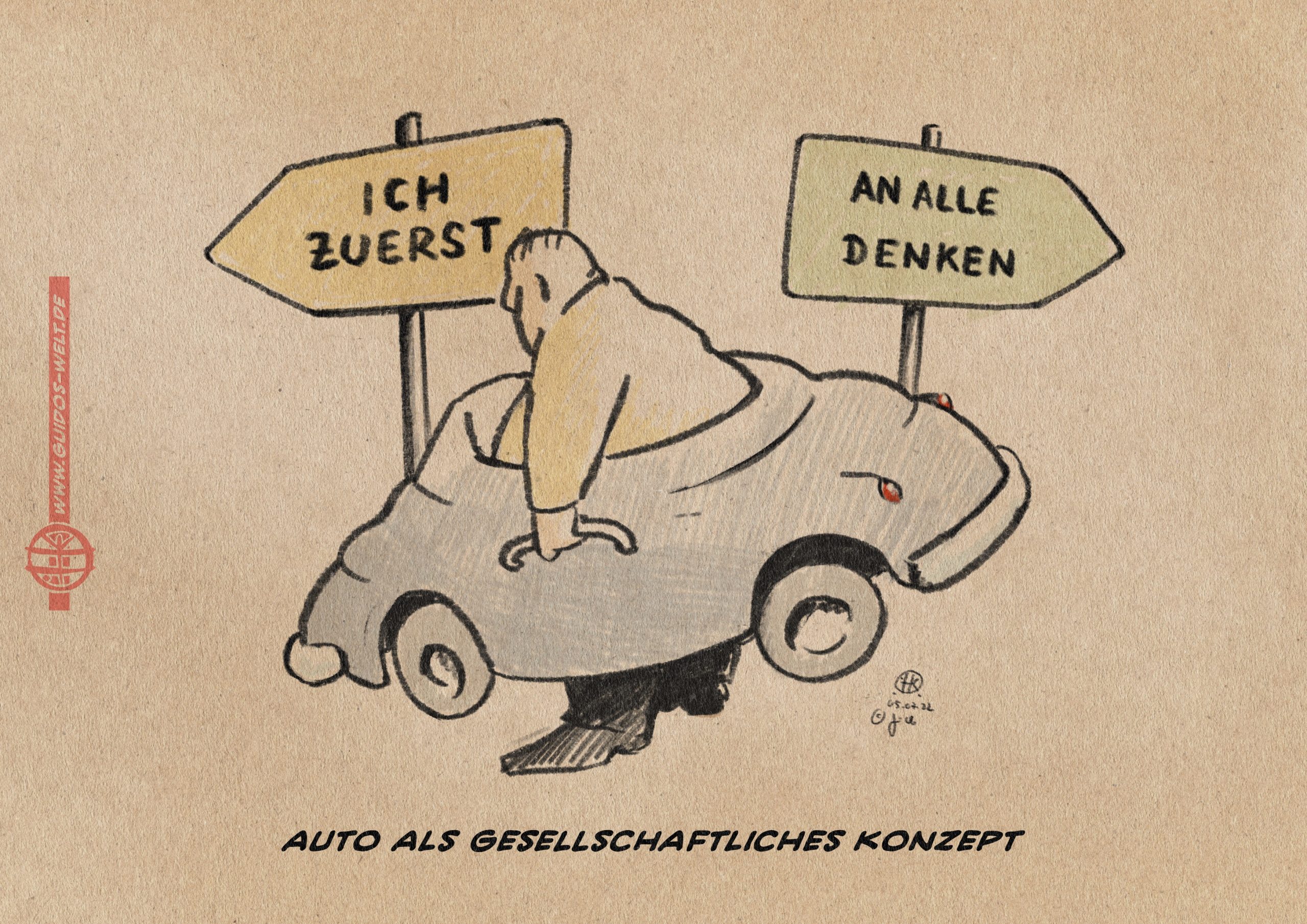 Konzeptuelle Einbahnstraße