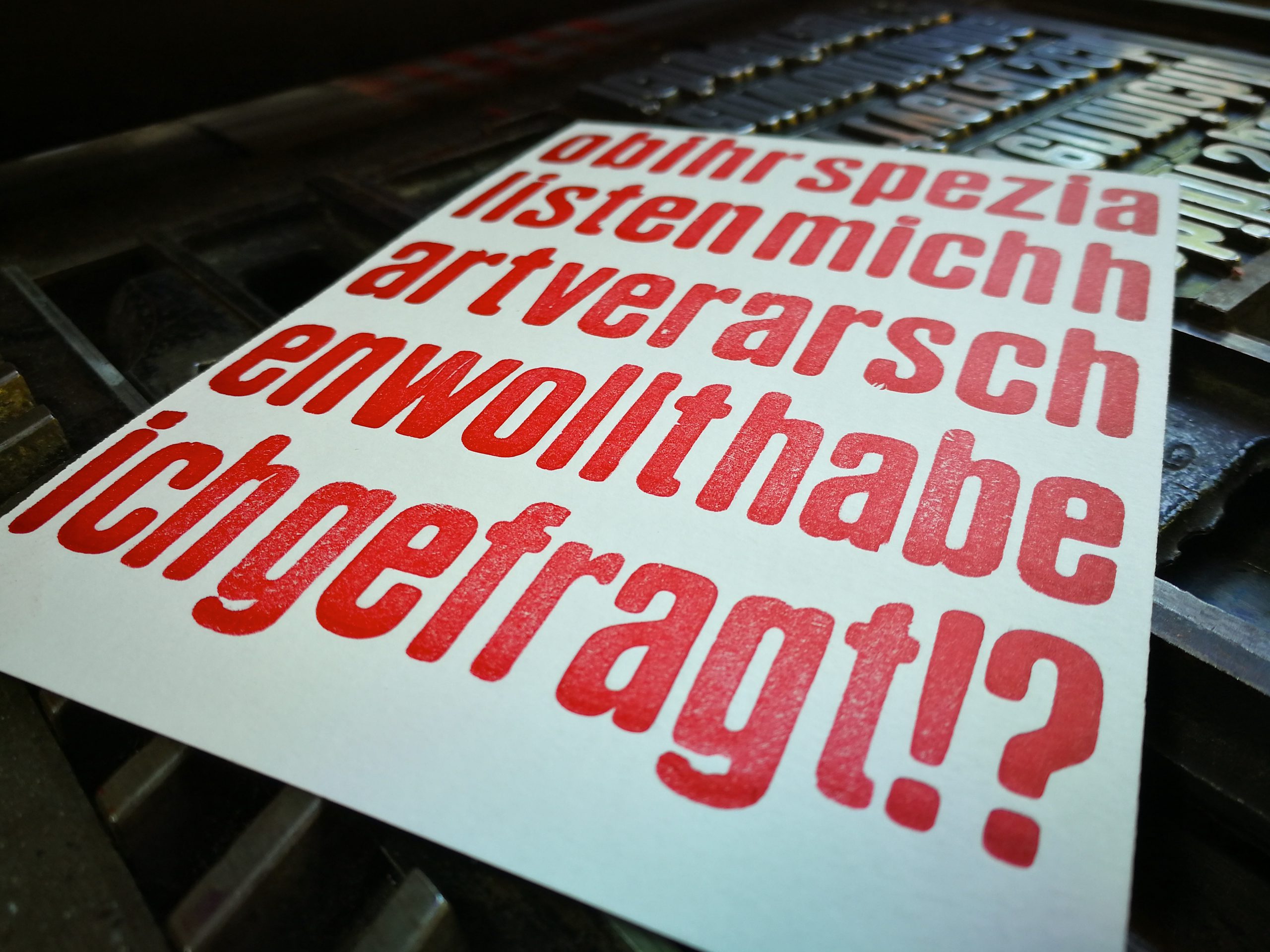 Ob ihr mich…
