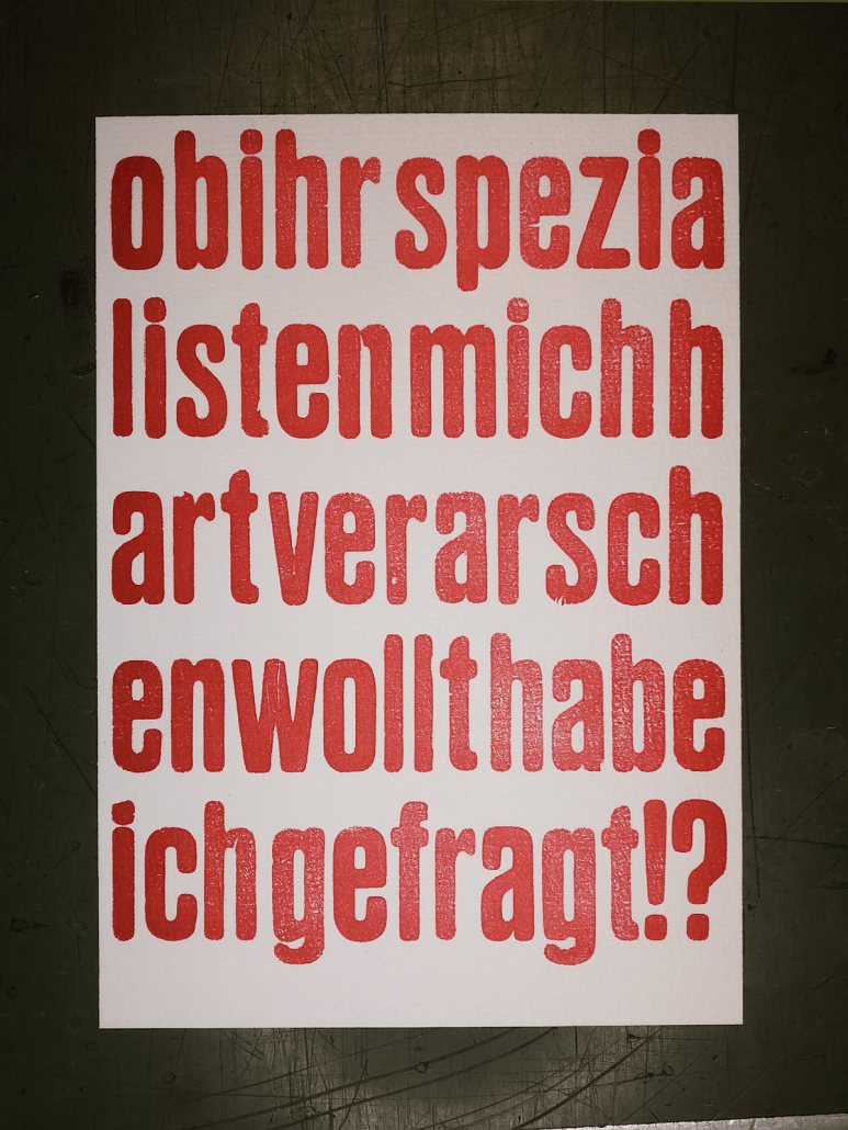 Ob ihr mich..