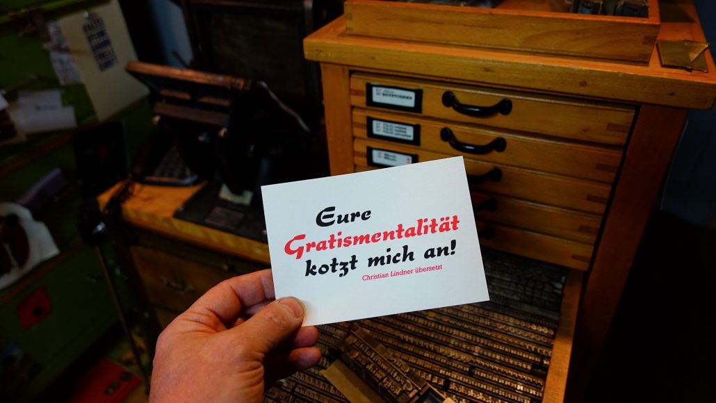 Gratismentalität