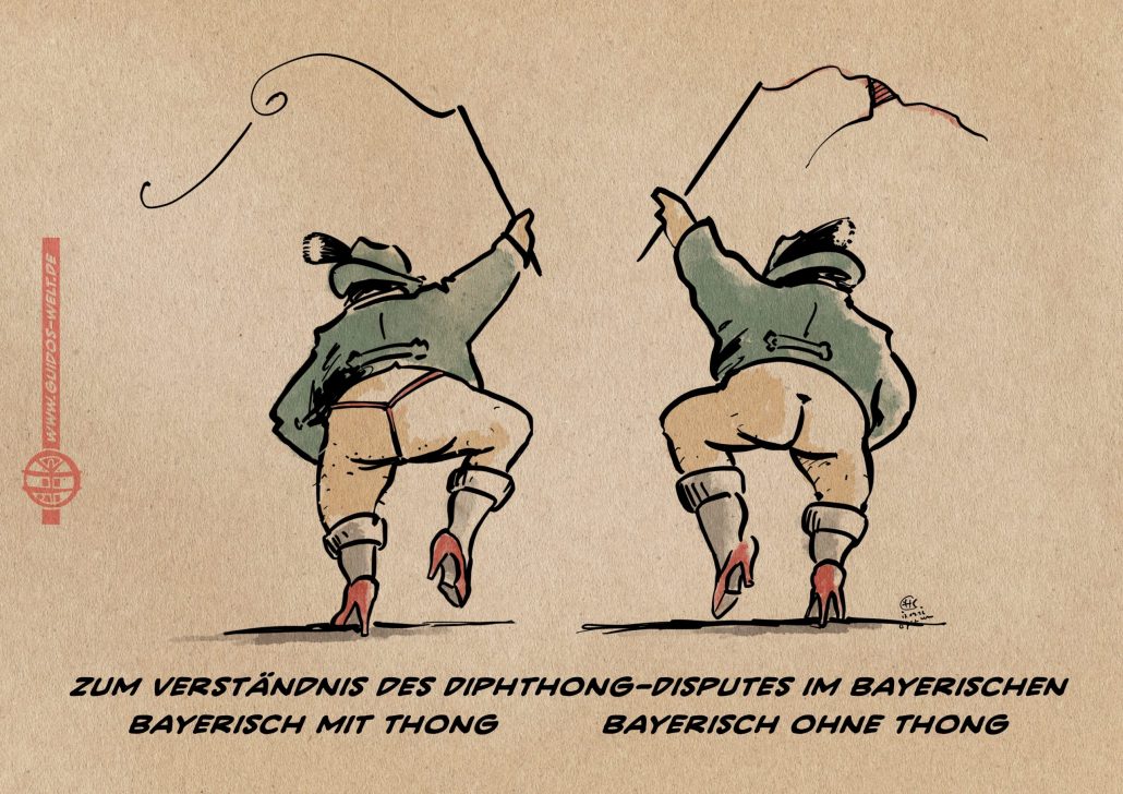 Bayrisch Diph-Thong