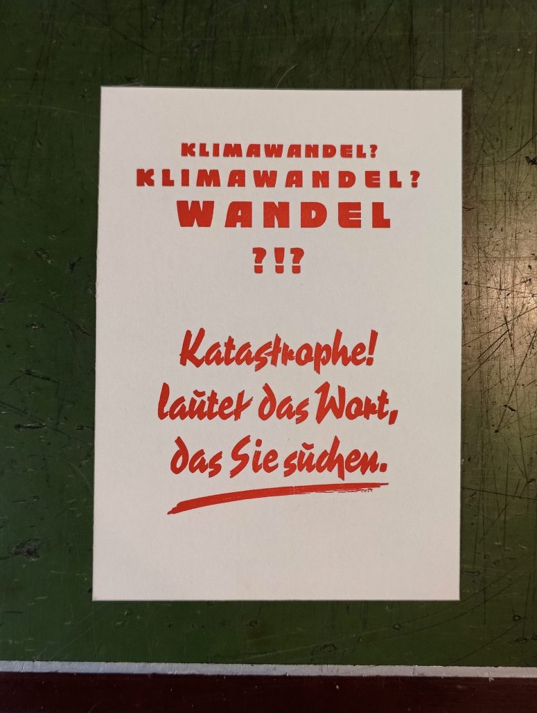 Klimakatastrophe