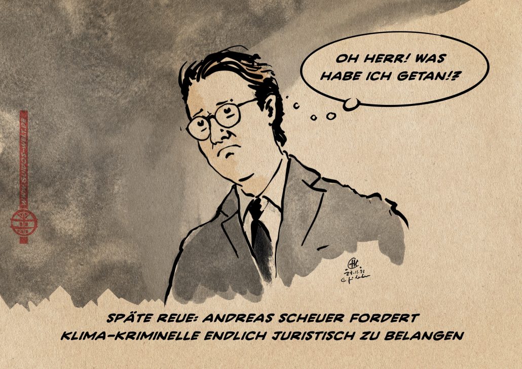 Scheuers späte Reue