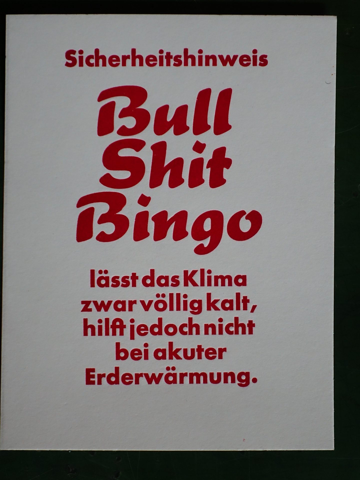 Bullshit Bingo