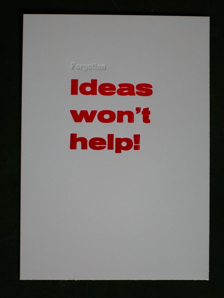 Forgotten Ideas