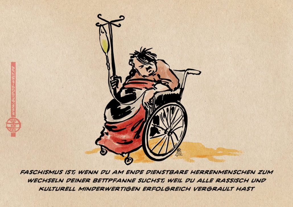 Herrenmenschen-Pflege