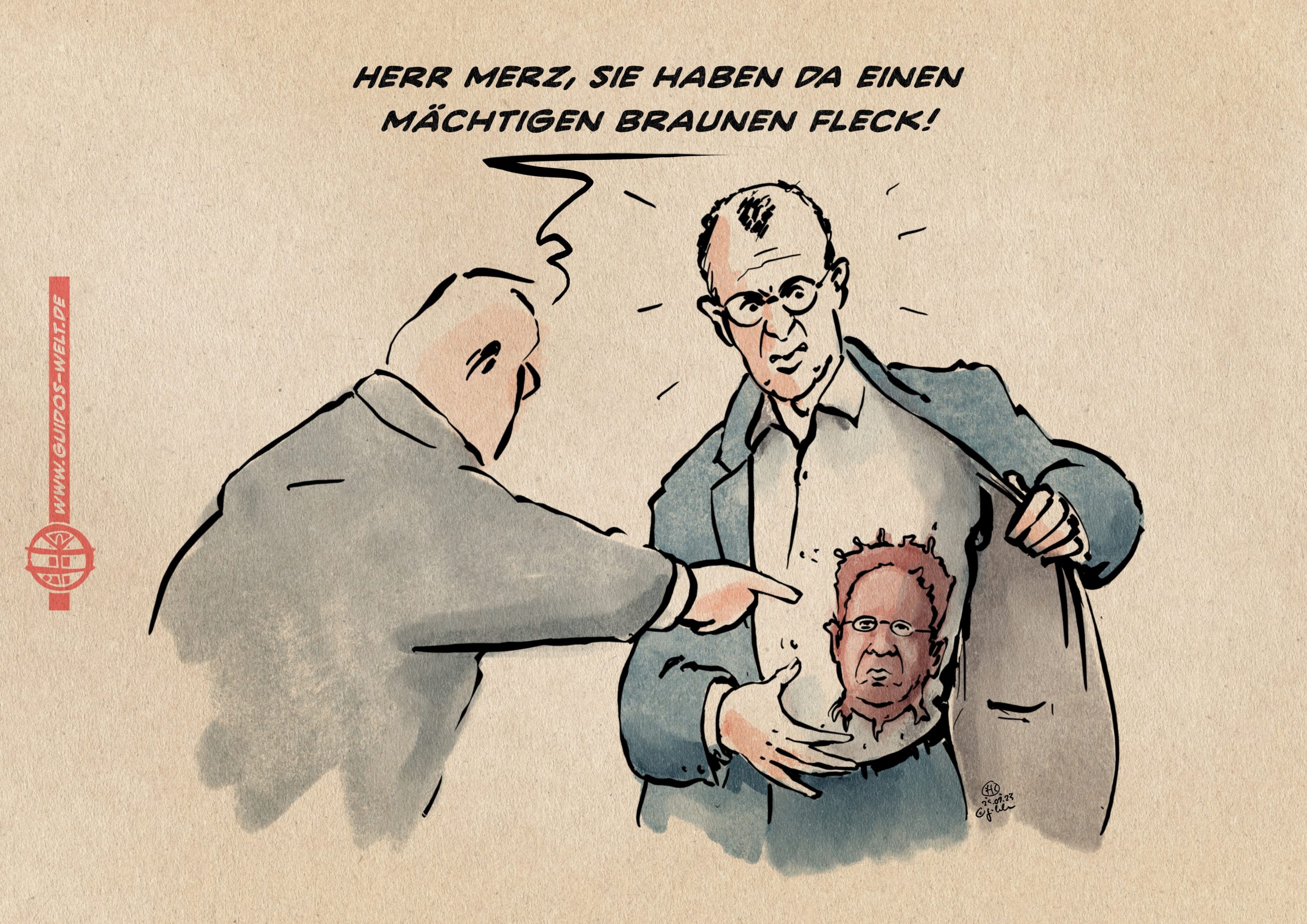 Da hilft auch kein Fleckenreiniger mehr