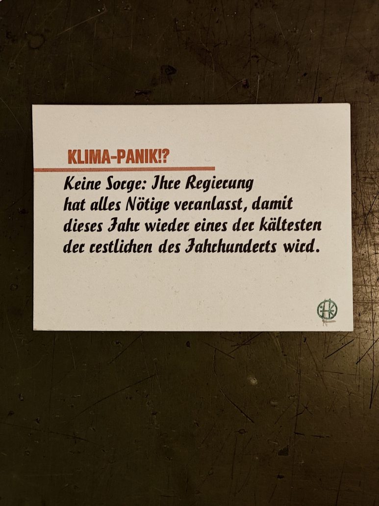 Klima-Panik