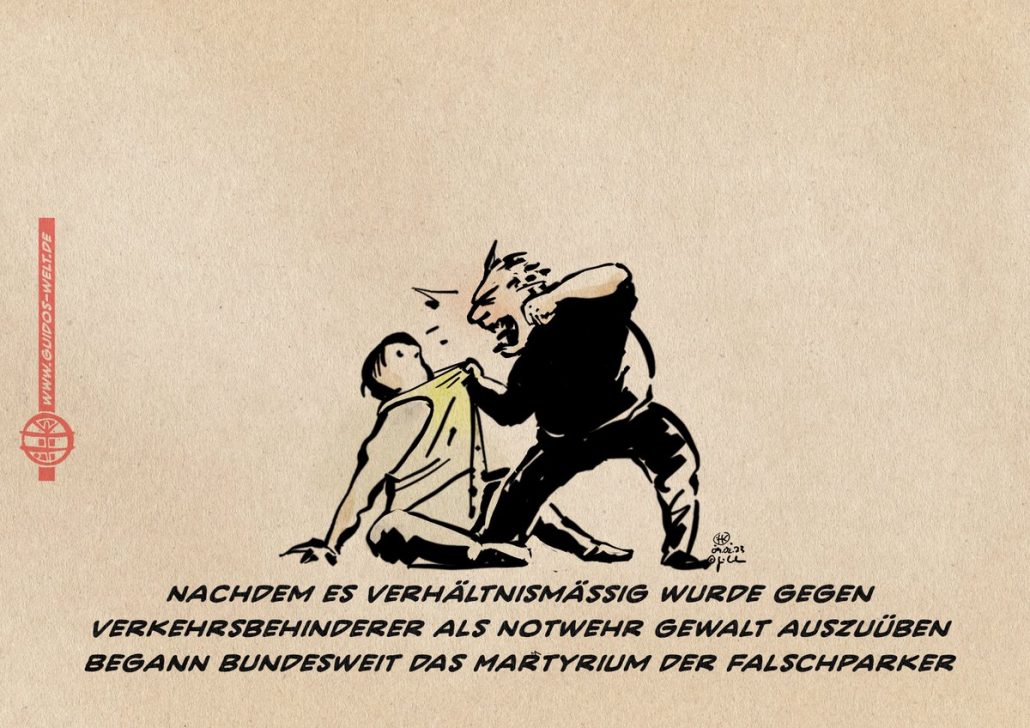Verkehrsbehinderte Notwehr