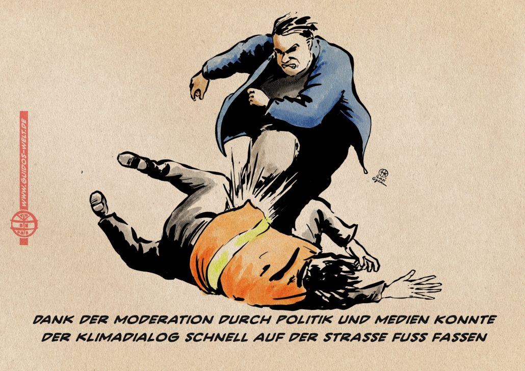 Der Klimadialog, den Bild und fossile Politik sich wünschen