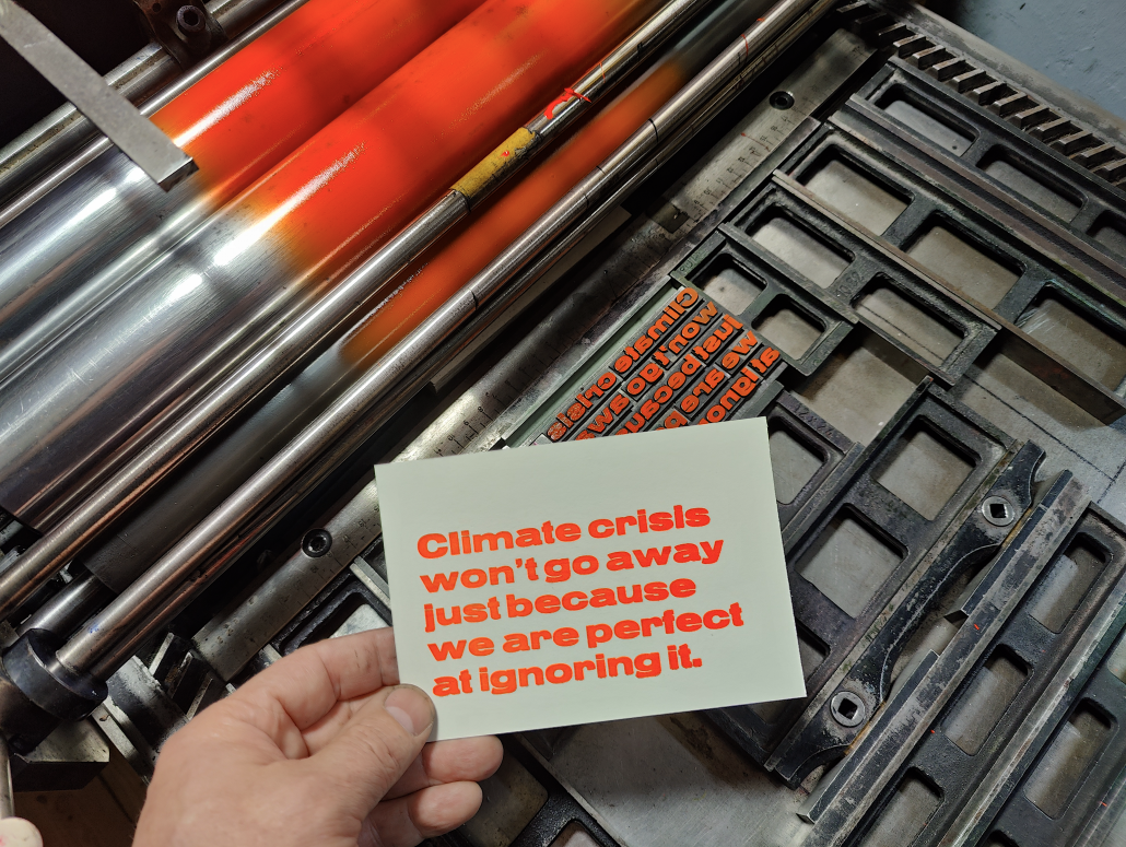Ignoring the climatecrisis