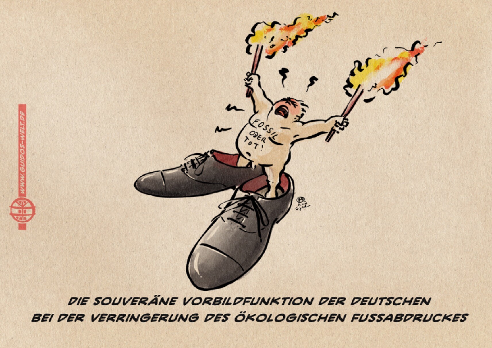 Unser Recht auf den Fußabdruck