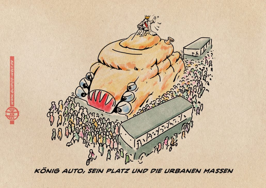 König Auto und sein Platz