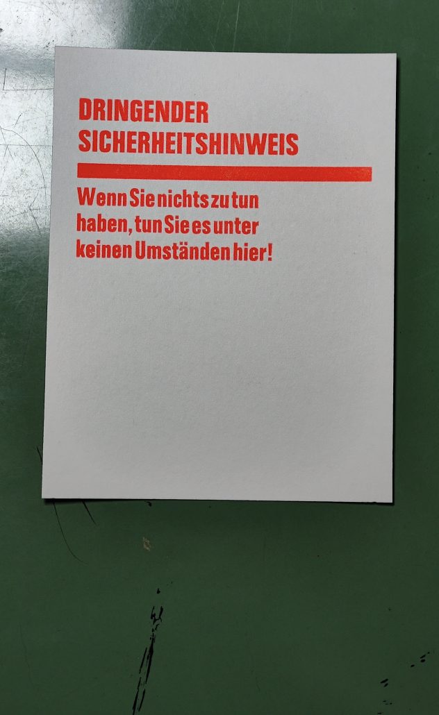 Sicherheitshinweis
