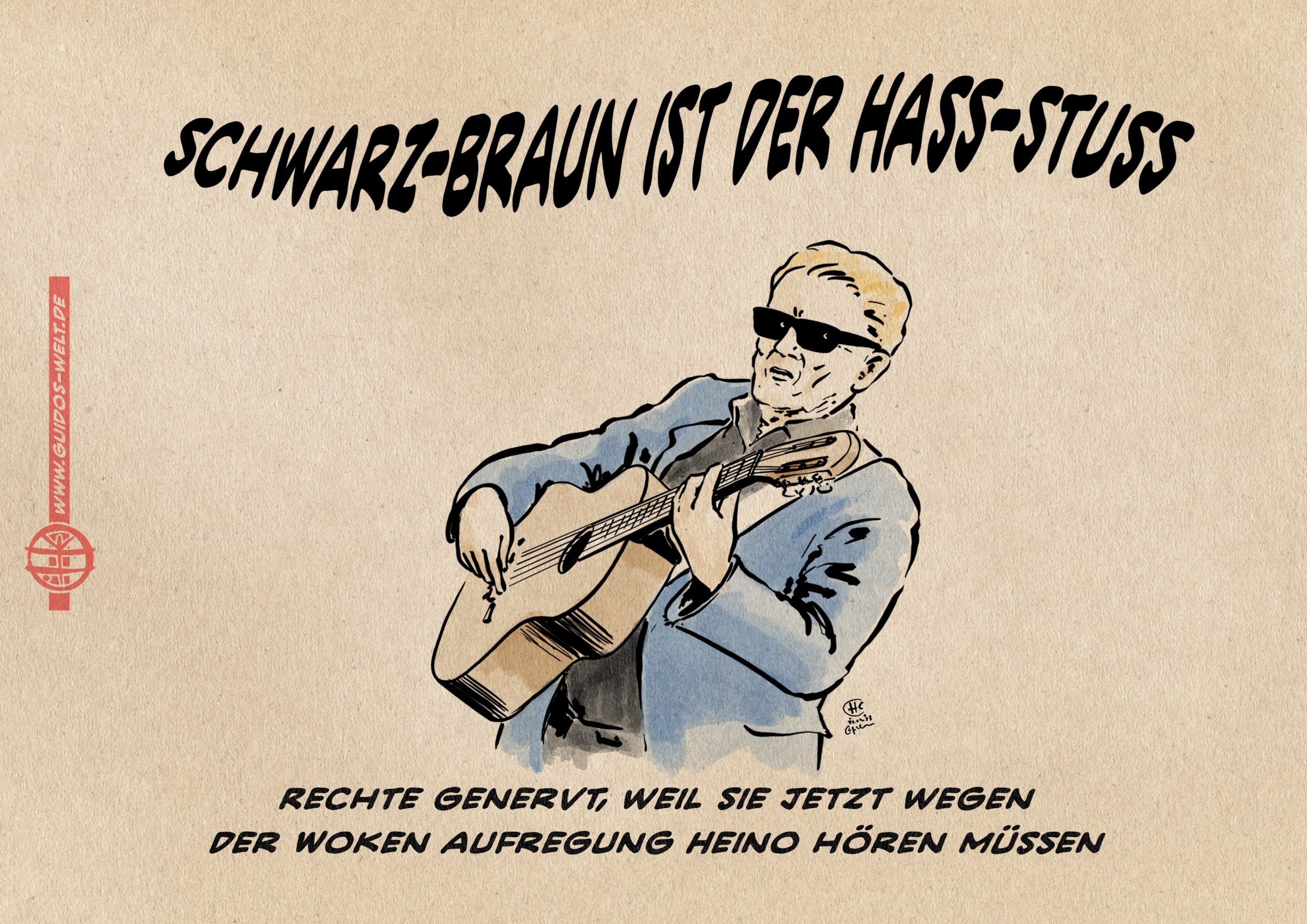 Schwarz-braun ist der Hass-Stuss
