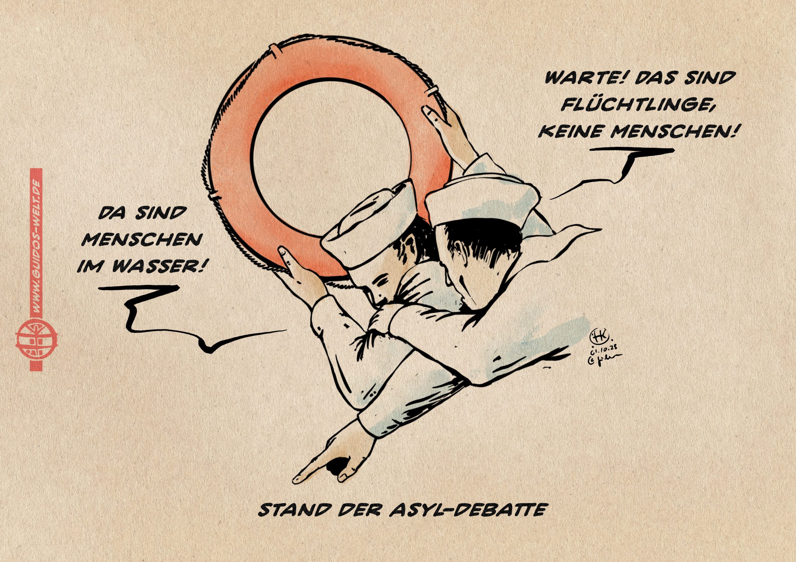 Ertrinken als Abschreckung