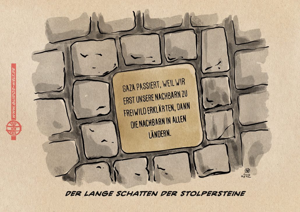 Der lange Schatten der Stolpersteine