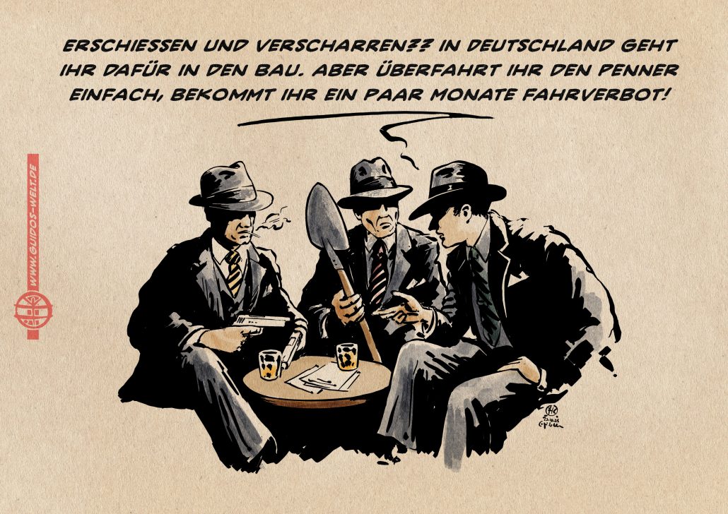 Nur Idioten nehmen Knarren