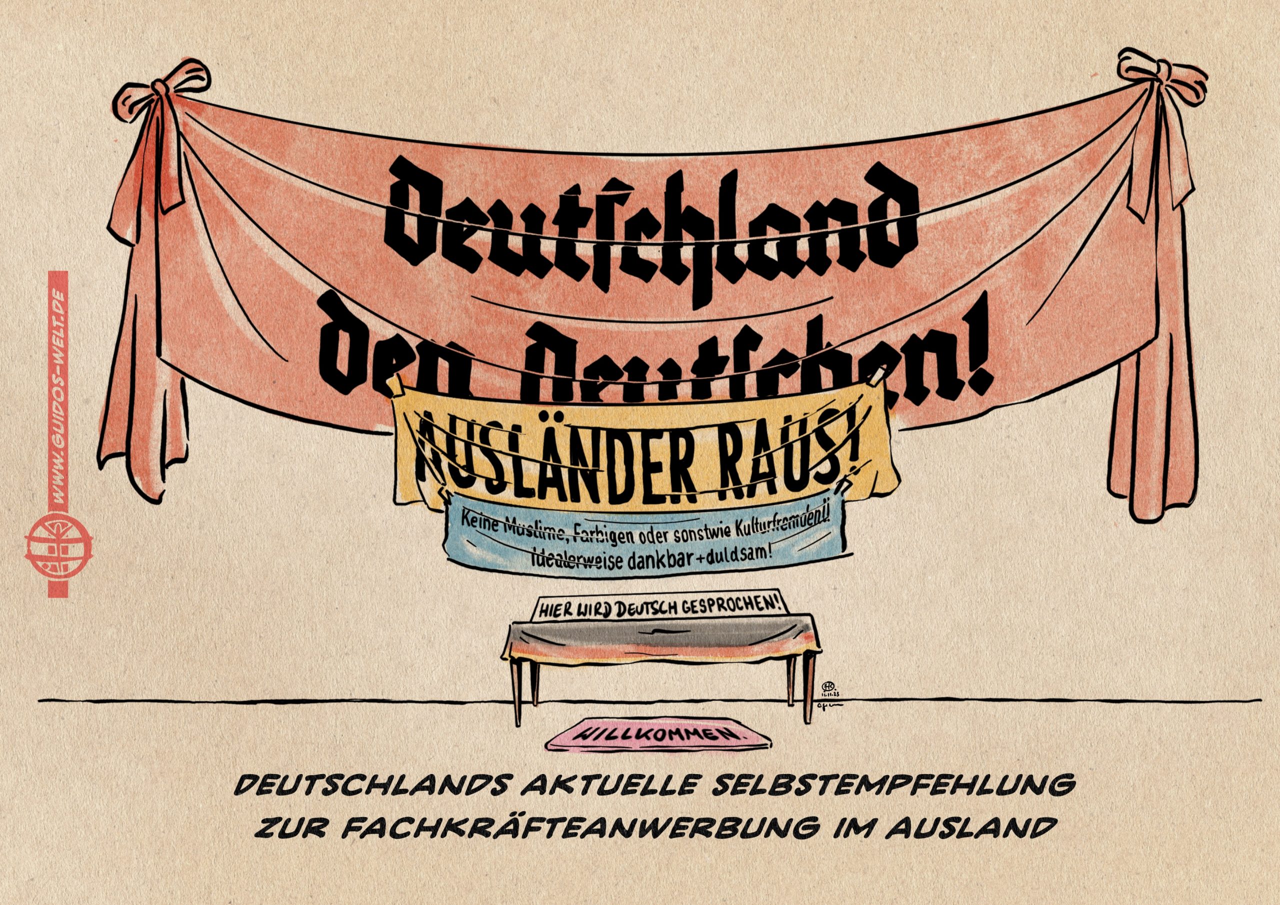Haut ab! Wir brauchen euch!