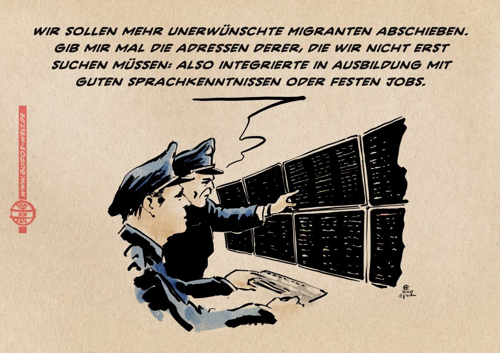 Wir schieben die ab, die wir suchen