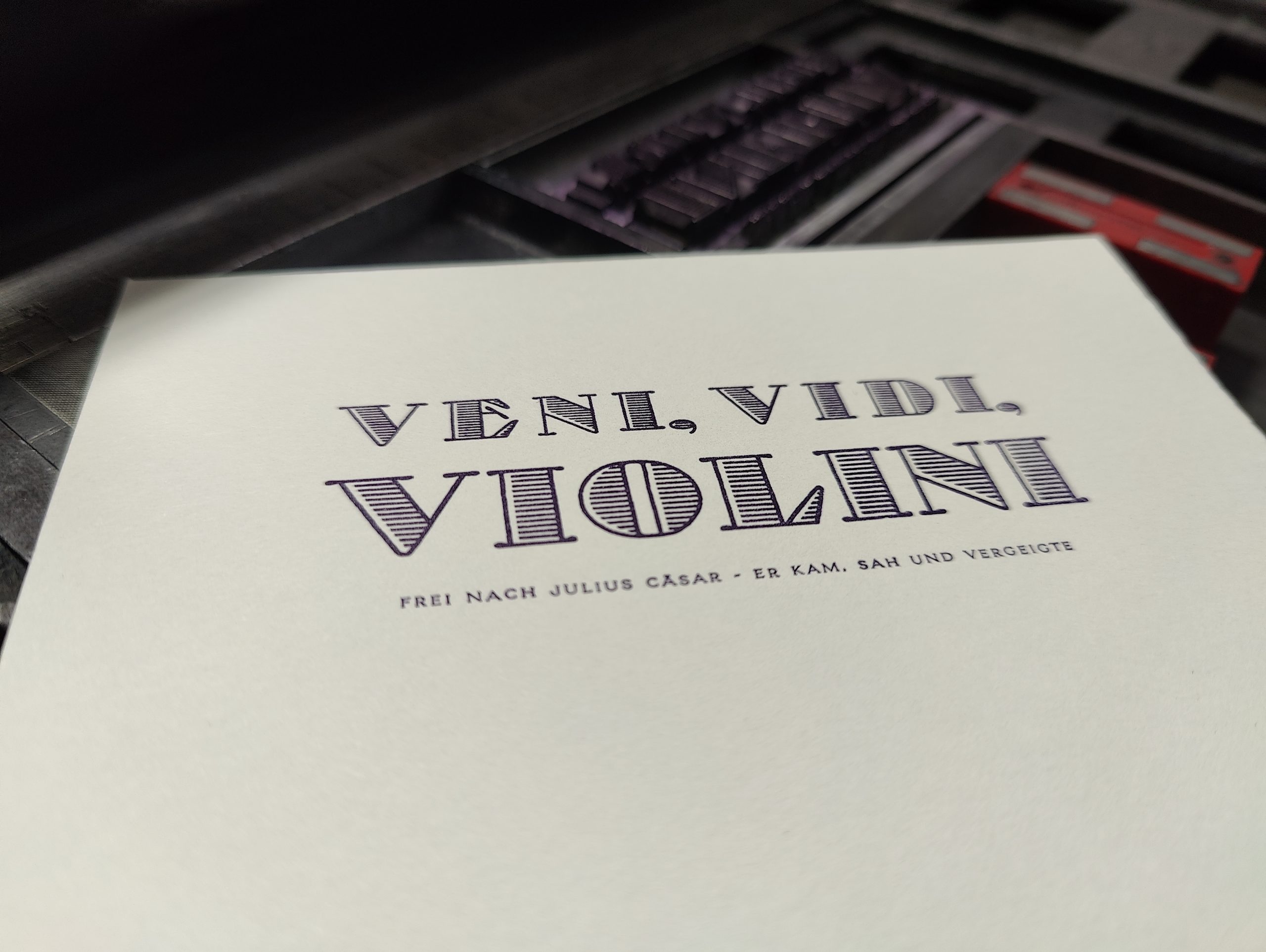 Veni, Vidi, Violini – Bild 4