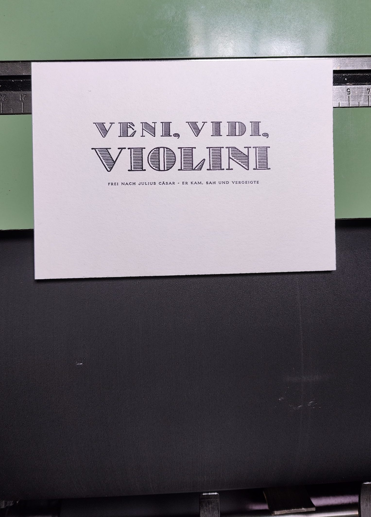 Veni, Vidi, Violini