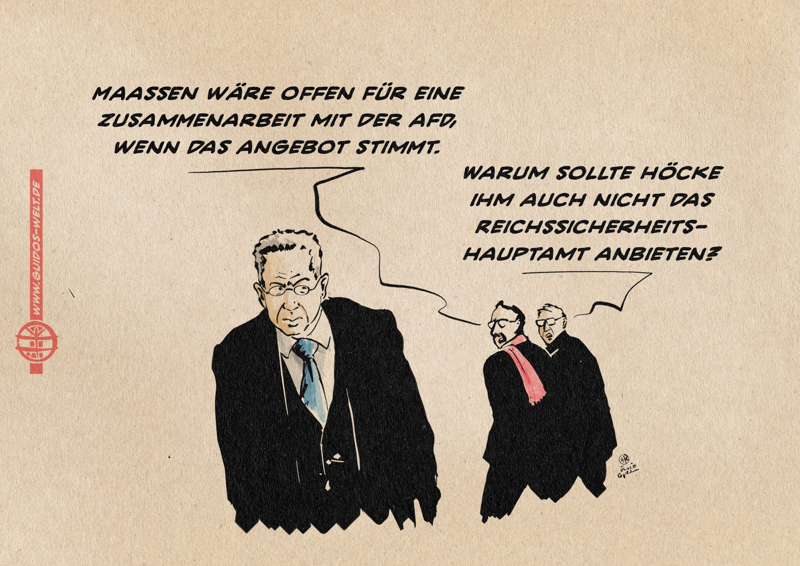Maaßen allzeit bereit