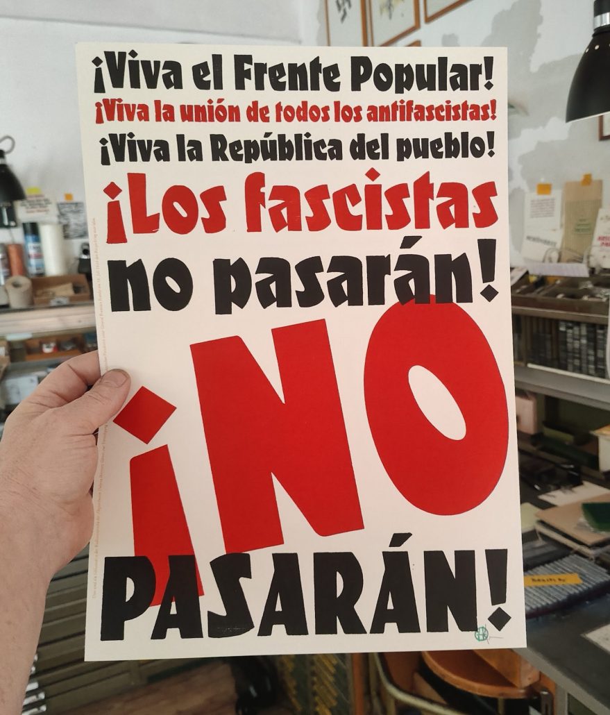¡NO PASÉRAN! 42 x 30cm