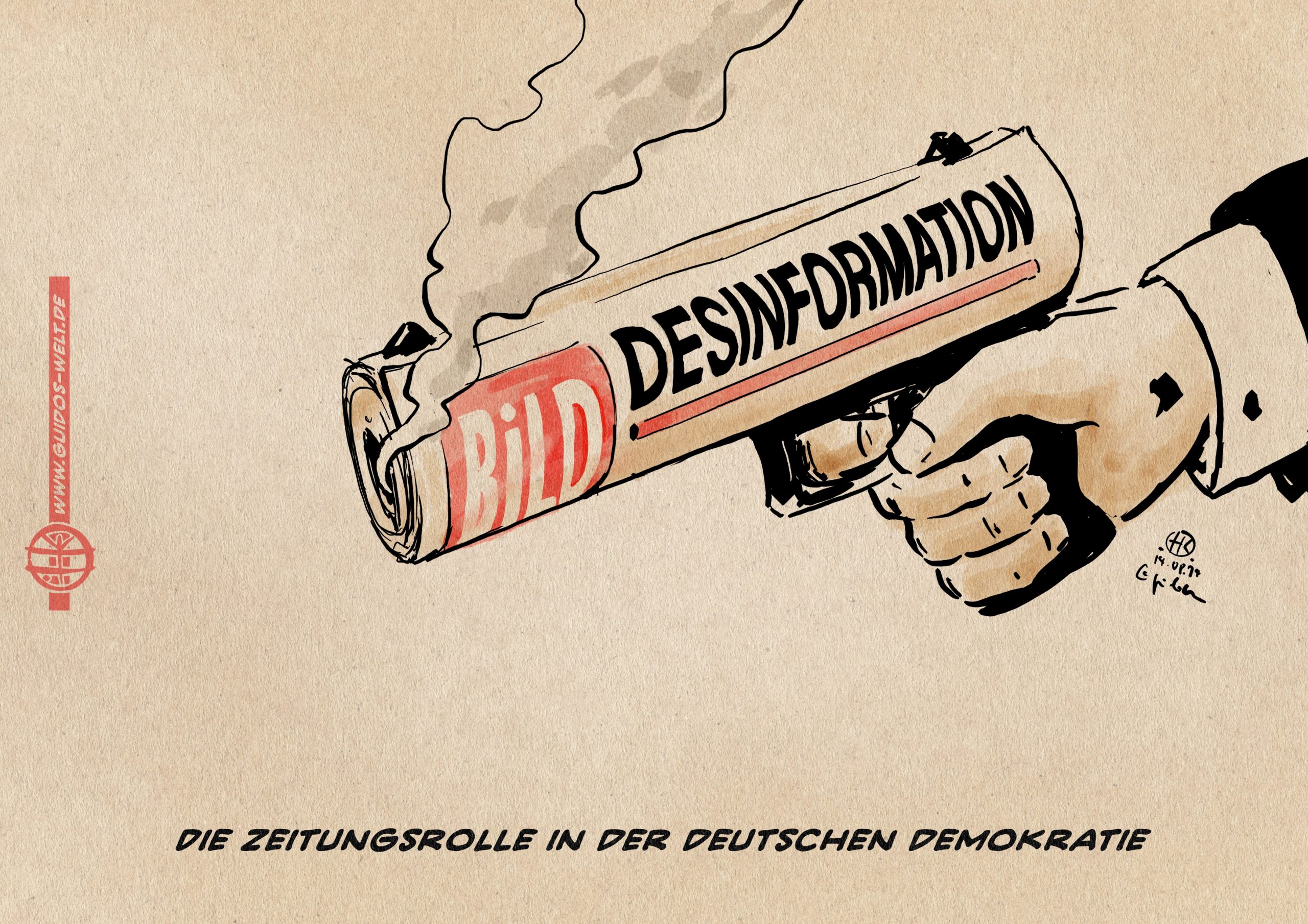 Die Zeitungsrolle in der Demokratie