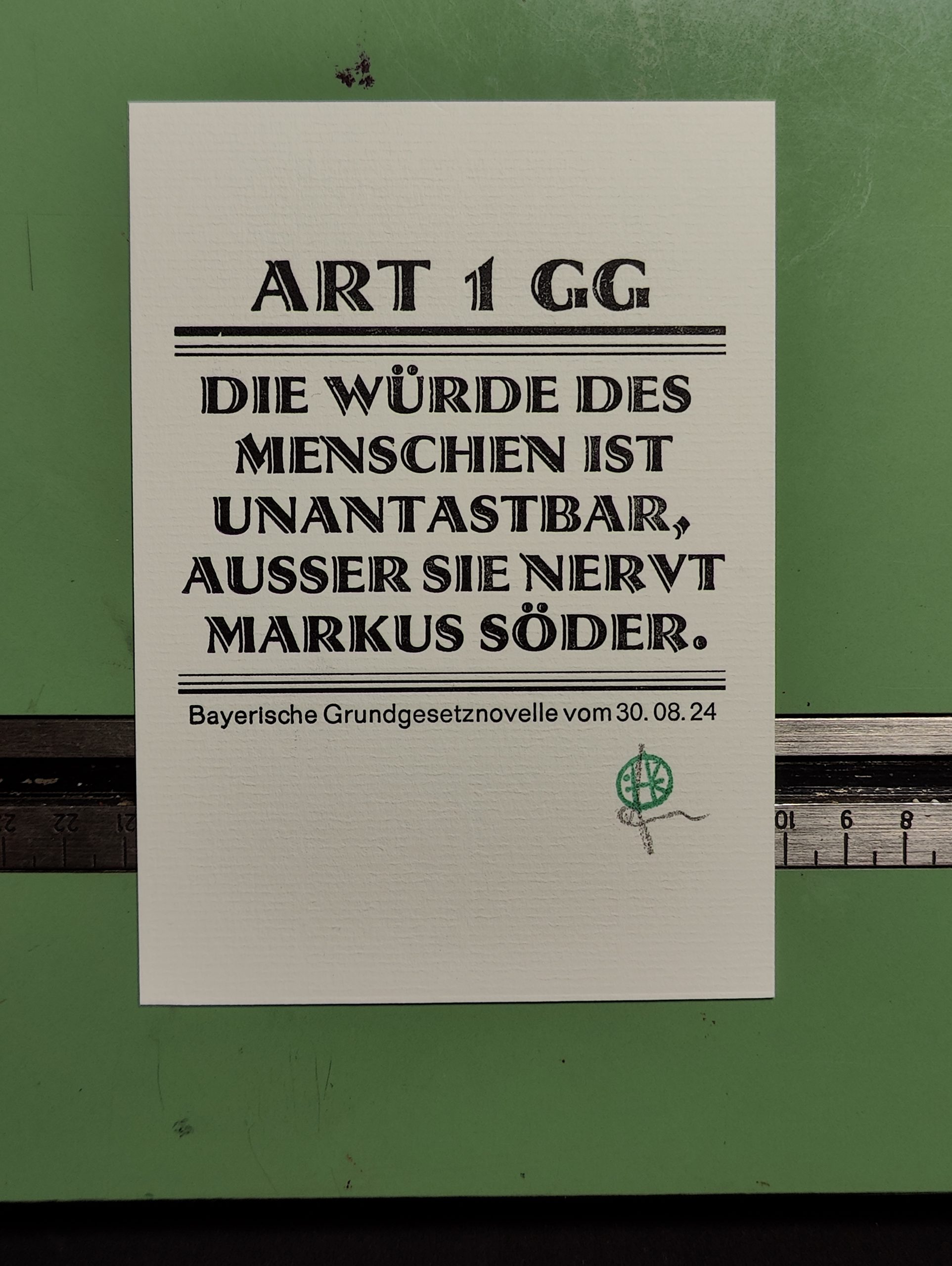 Die Würde des Menschen