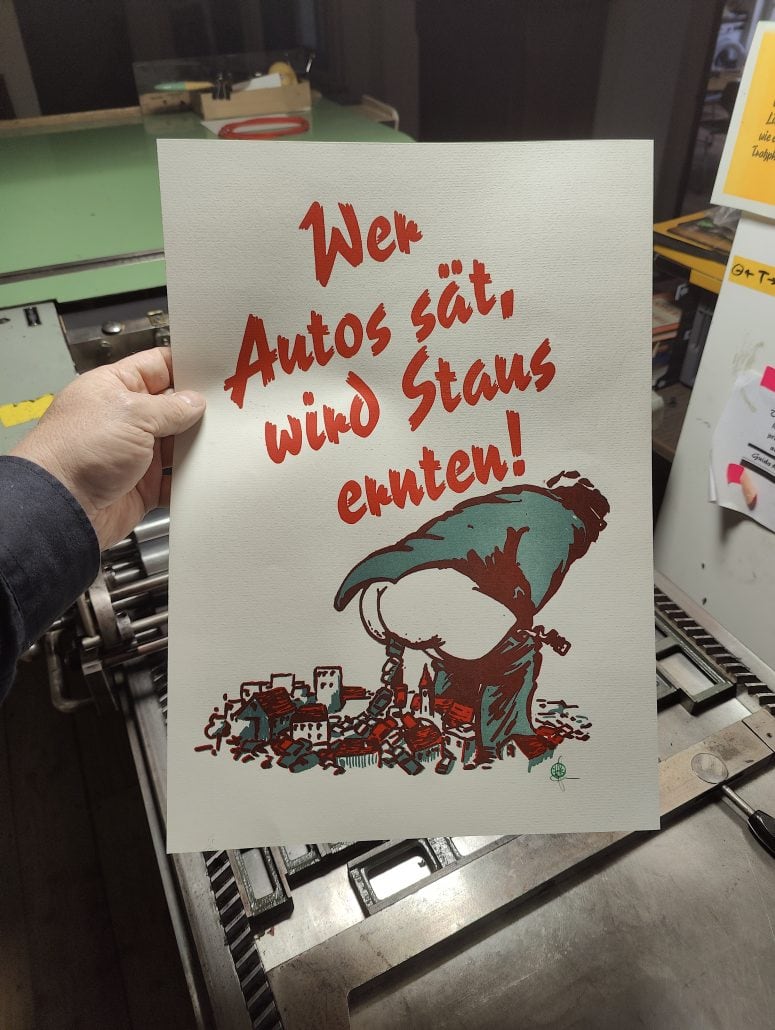Wer Autos sät, wird Stau ernten!.