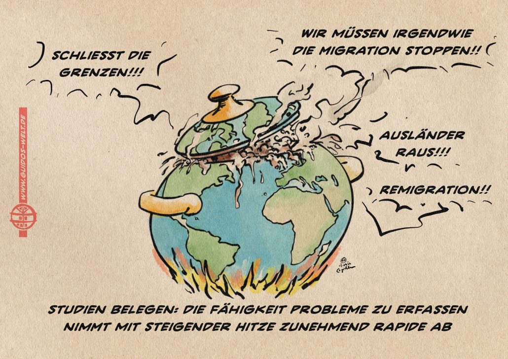 Die Hitze schlägt aufs Gehirn
