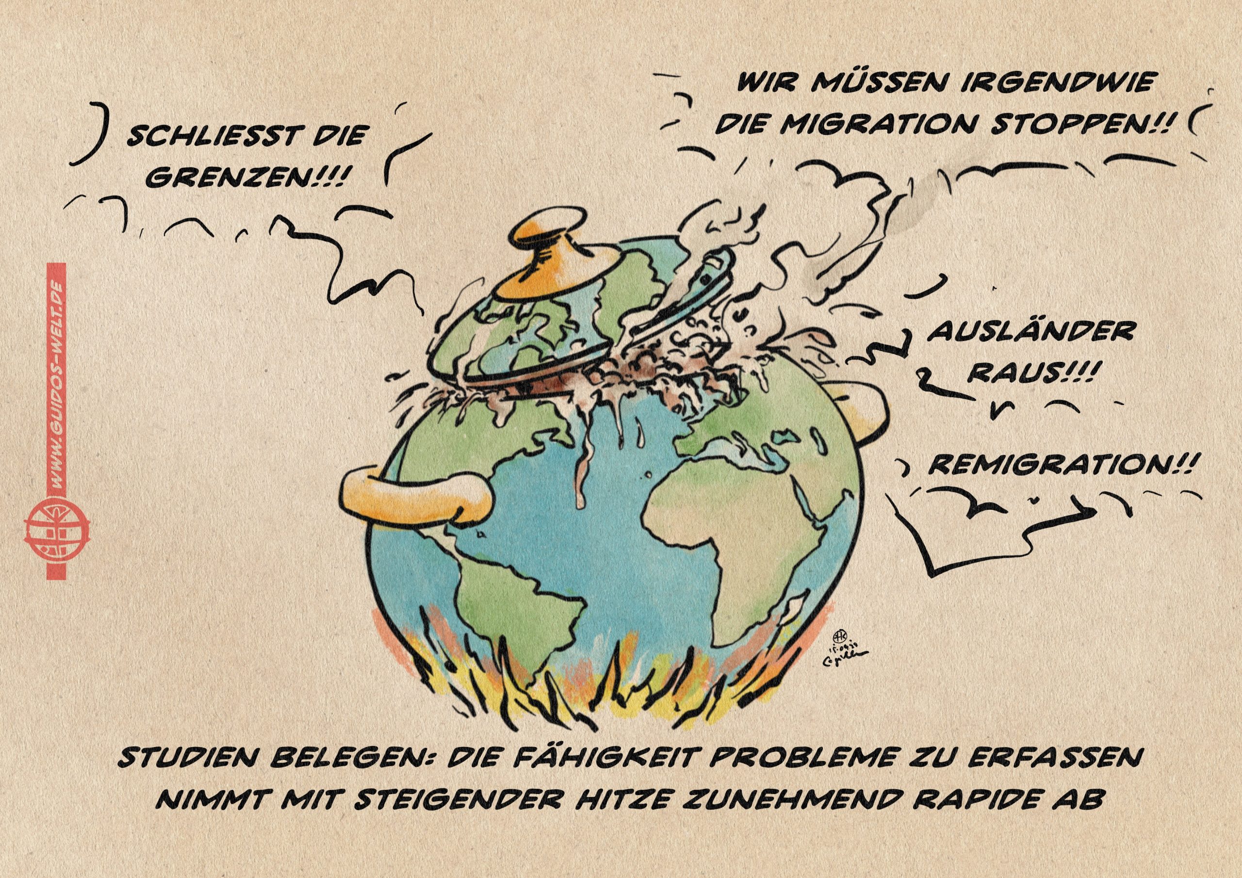 Die Hitze schlägt aufs Gehirn