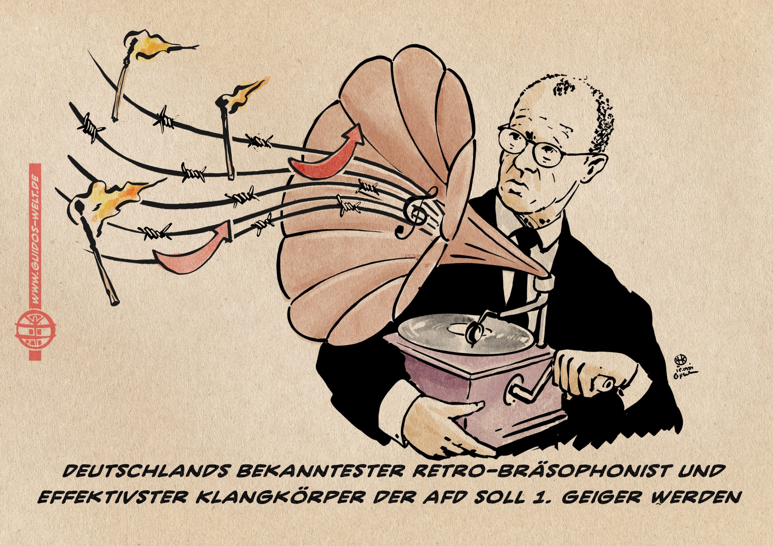 Der Bräsophonist soll 1. Geiger werden