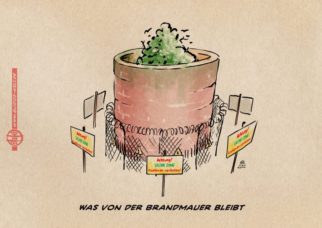 Die Brandmauer steht