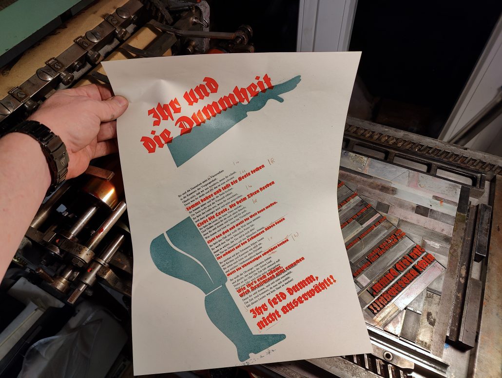 Kästner, Die Dummheit – Tag 4